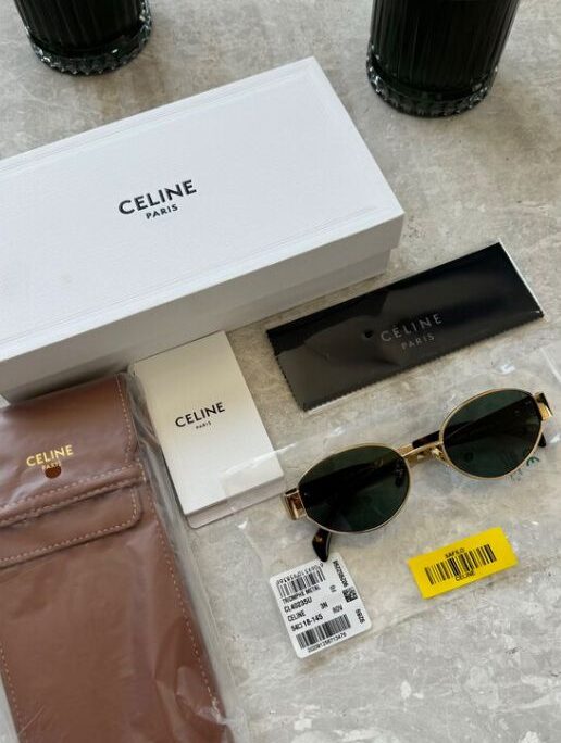 Celine Triomphe Metal - Gold (ORİGİNAL)