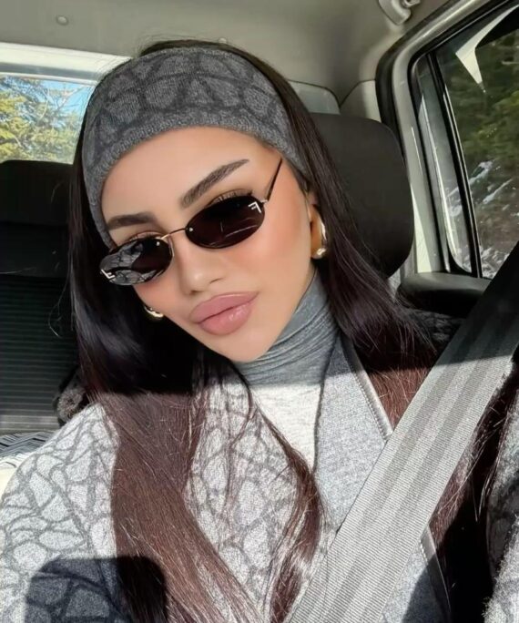 FENDİ KRİSTAL GÜNEŞ GÖZLÜĞÜ-706040-SİYAH