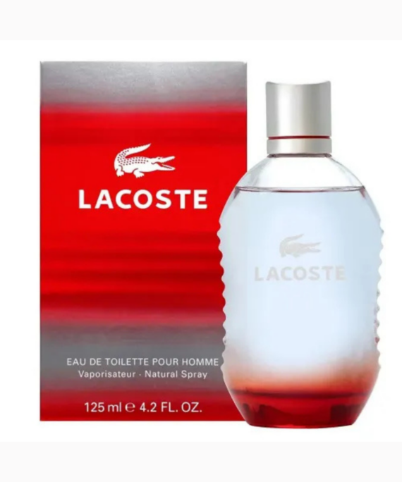 Lacoste Red EDT Pour Homme- Eau De Erkek Tester Parfüm 125 ML