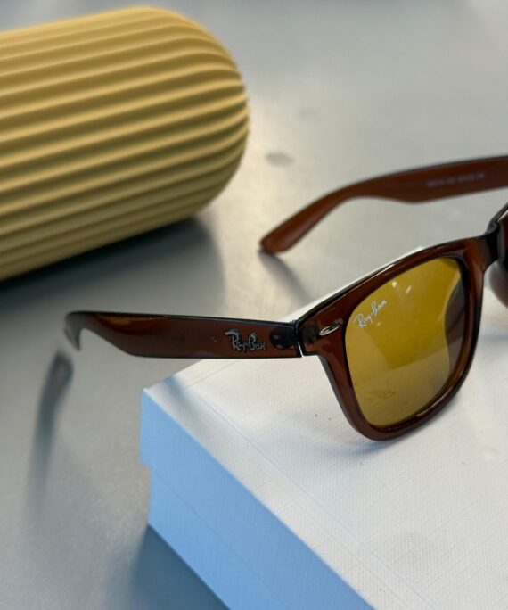 Ray-Ban Wayfarer Classic RB2140 Unisex Güneş Gözlüğü -Havana Transparent / Yellow