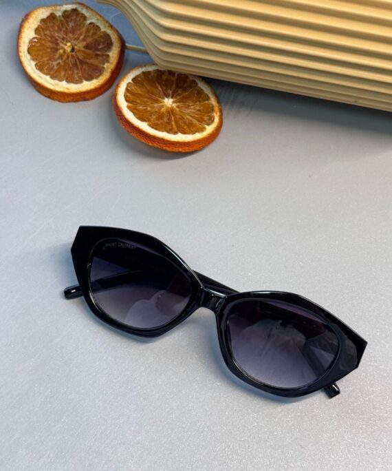 Saint Laurent SL M143 Cat-Eye Güneş Gözlüğü - Gold- Gölgeli Siyah