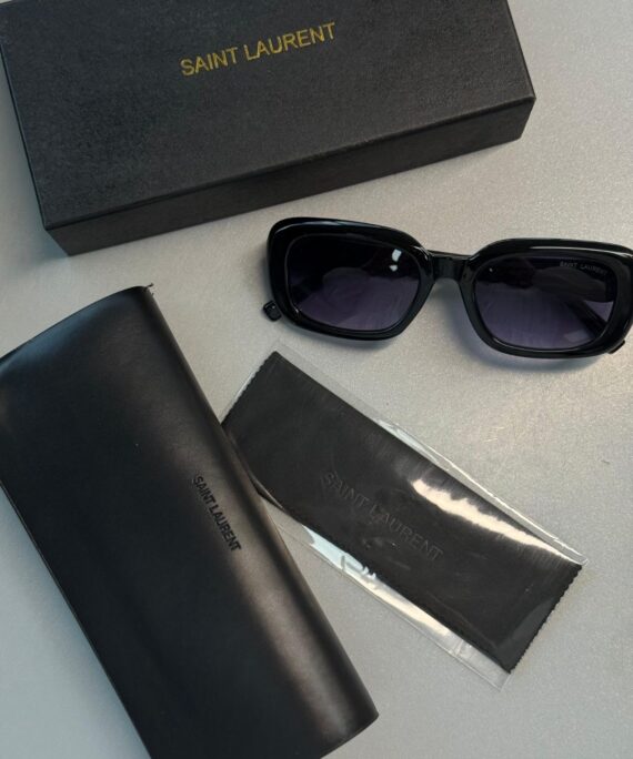 YSL Original Premium Full Set Güneş Gözlüğü -Siyah