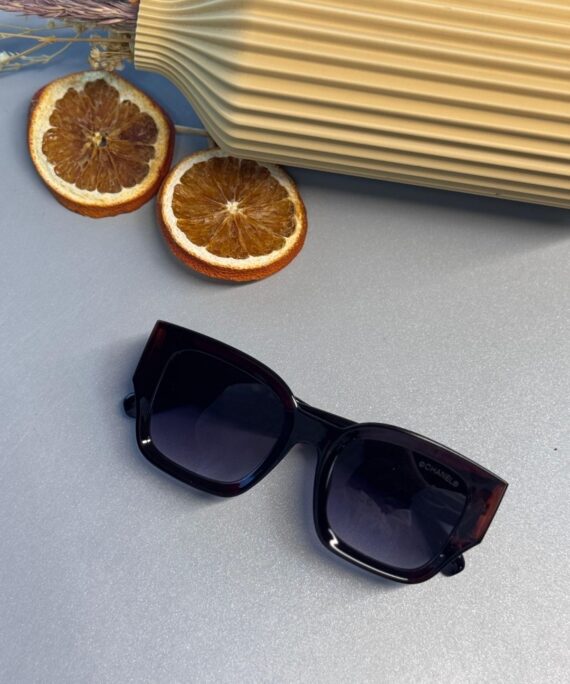 Chanel CC Kristalli Tortoise Güneş Gözlüğü- Kahve Degrade