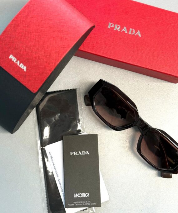 Prada Original Premium Full Set Güneş Gözlüğü -Kahve