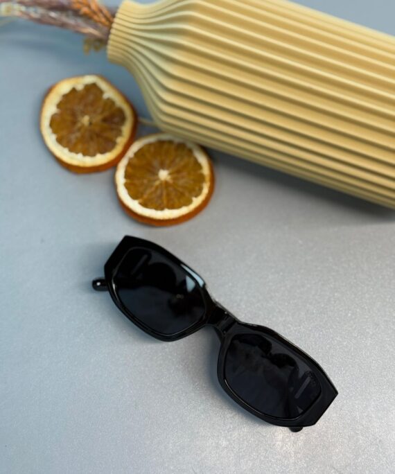 Versace Medusa Dikdörtgen Güneş Gözlüğü - Siyah