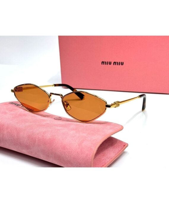 Mıu Mıu İthal Tasarım Güneş Gözlüğü - Turuncu