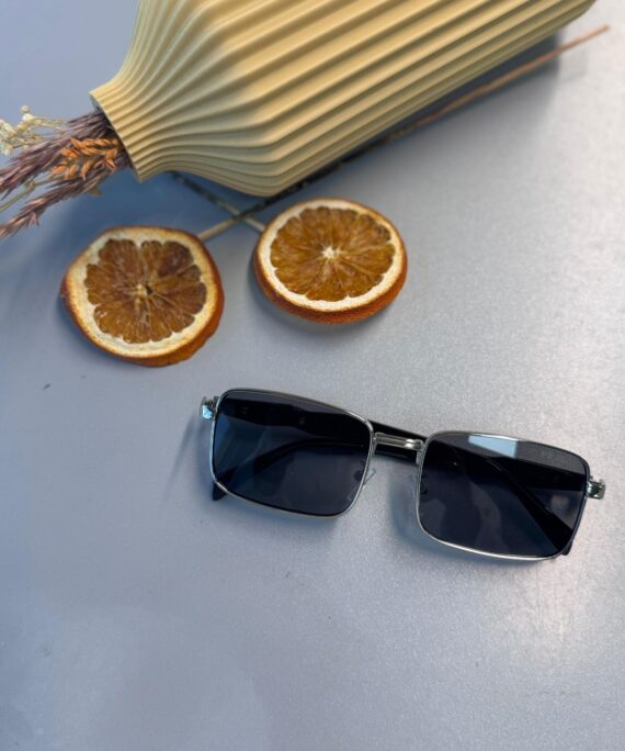 Prada PR Polarize Güneş Gözlüğü -Siyah-Gümüş