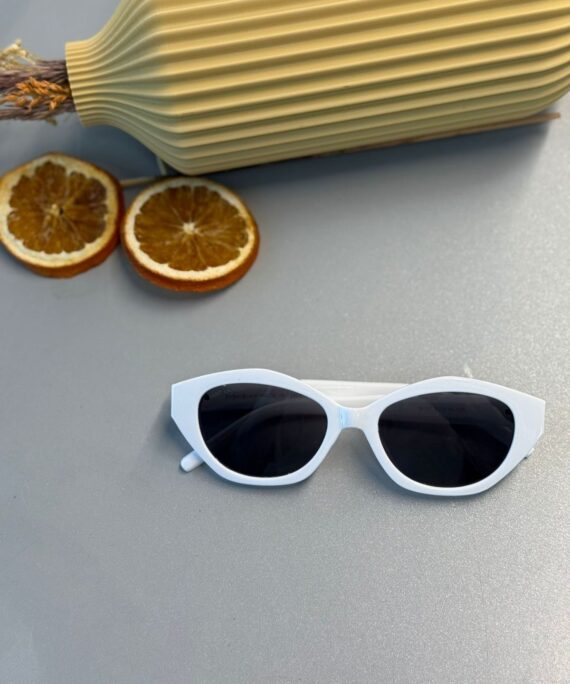 Saint Laurent SL M143 Cat-Eye Güneş Gözlüğü - Beyaz