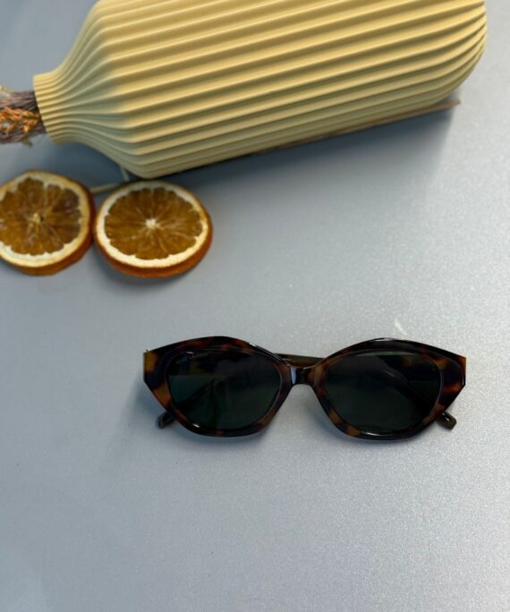 Saint Laurent SL M143 Cat-Eye Güneş Gözlüğü -Havana / Green
