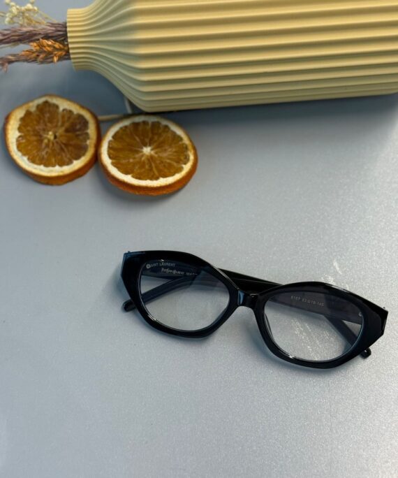 Saint Laurent SL M143 Cat-Eye Güneş Gözlüğü - Siyah- Şeffaf