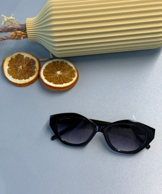 Saint Laurent SL M143 Cat-Eye Güneş Gözlüğü - Siyah