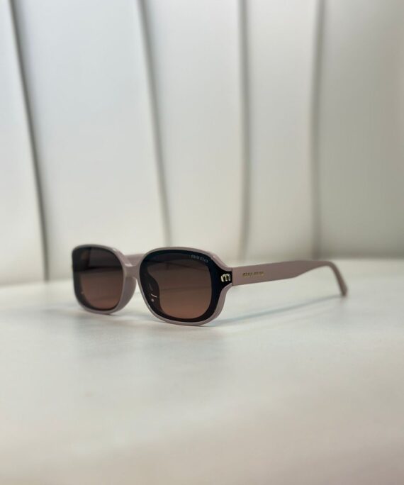 Miu Mİu Kemik Tasarım Güneş Gözlüğü - Vizon Sİyah