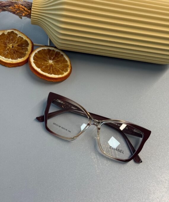 İthal Chanel Çift Renk Güneş Gözlüğü - Kahve