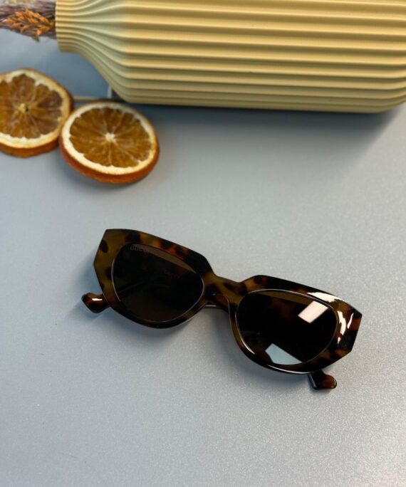 Gucci Key Biscayne Güneş Gözlüğü- Leopar