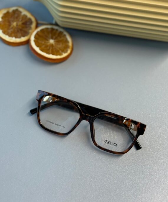 Versace Gözlük Havana Şefaf Güneş Gözlüğü - Leopar