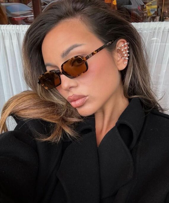 Mıu Mıu İthal Kare Güneş Gözlüğü - Kahve