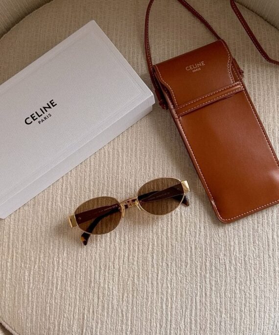 Celine Original Premium Full Set Güneş Gözlüğü -Kahve