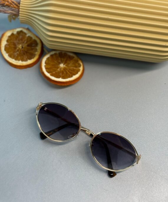 Mıu Mıu İthal Kesik Oval Güneş Gözlüğü - Mavi Degrade