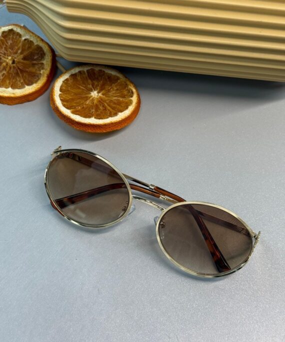 Mıu Mıu İthal Kesik Oval Güneş Gözlüğü - Vintage