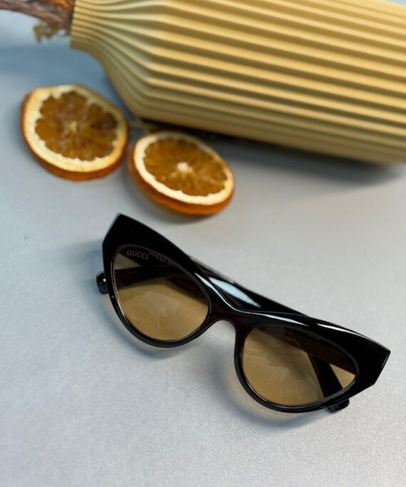 Gucci Kedi Gözü Güneş Gözlüğü - Kahve