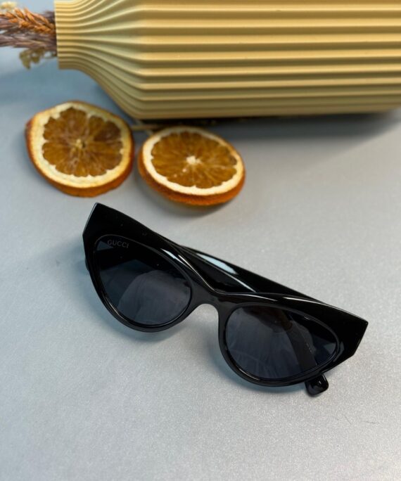 Gucci Kedi Gözü Güneş Gözlüğü - Keskin Siyah