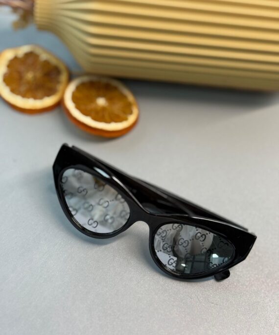 Gucci Kedi Gözü Güneş Gözlüğü - Siyah Degrade