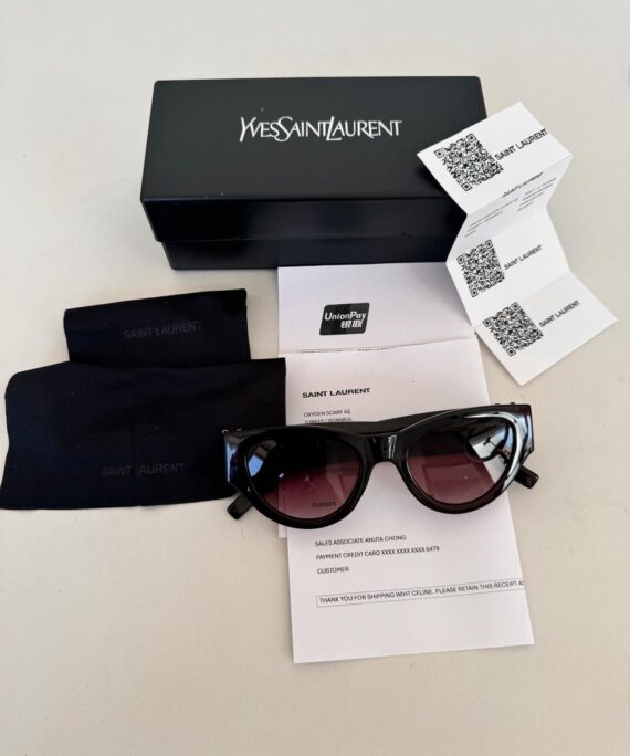 Saint Laurent SL M94 003 53 Kahverengi Kadın Güneş Gözlüğü