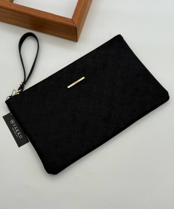 Vakko bayan clutch çanta siyah
