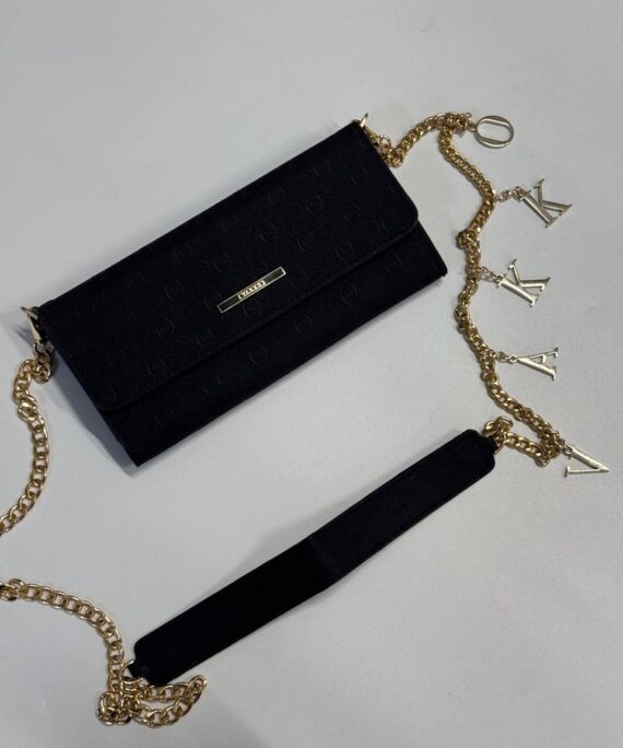 Vakko bayan yazılı portföy çanta siyah