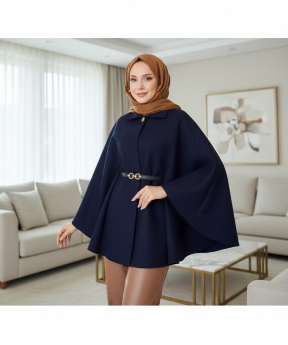 Luna Panço Ceket (Kemer Hediye) CKT100400  - Lacivert