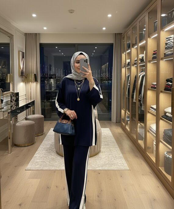 Alto Oysho İkili Takım TK100402 - Lacivert