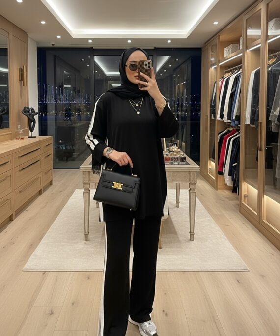 Alto Oysho İkili Takım TK100402  - Siyah