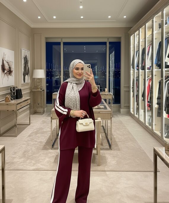 Alto Oysho İkili Takım TK100402 - Bordo