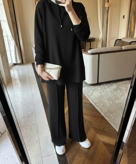 Premium Oysho Edoril İkili Takım TK100255 - Siyah