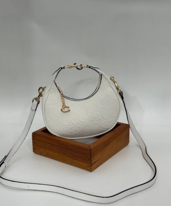 Coach Gofraj ay modeli orta boy siyah çanta