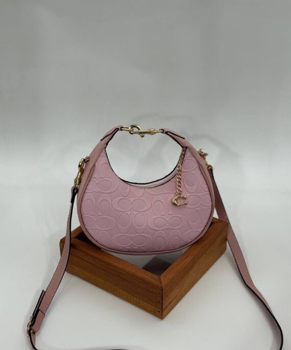 Coach Gofraj ay modeli orta boy pembe çanta