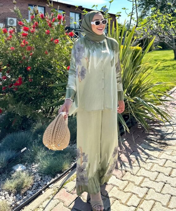 Alina İkili Takım TK10049 - Avakado