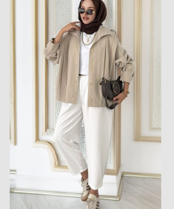 Zara Bomber Trençkot  DŞ100237 - Bej