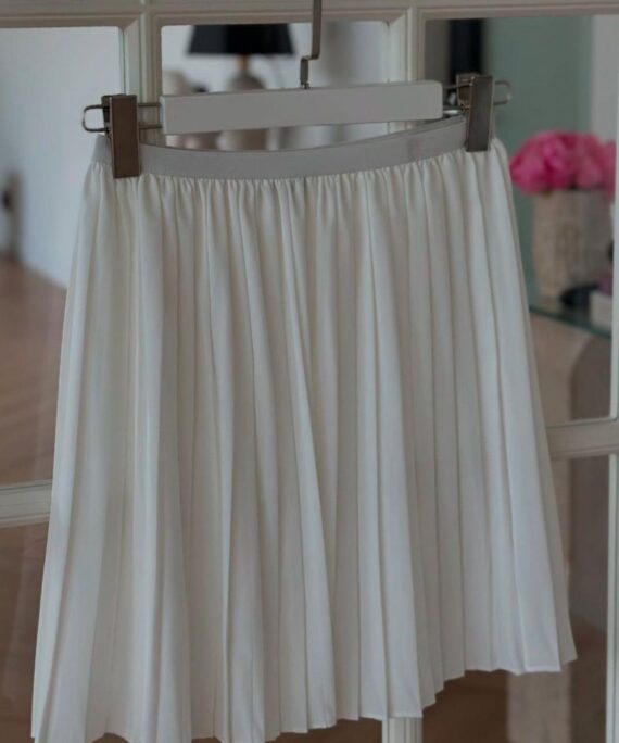 Fırfırlı Beli Lastikli İçlik ELB100292 - Beyaz