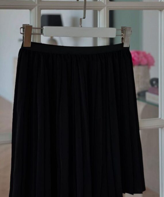 Fırfırlı Beli Lastikli İçlik ELB100292 - Siyah