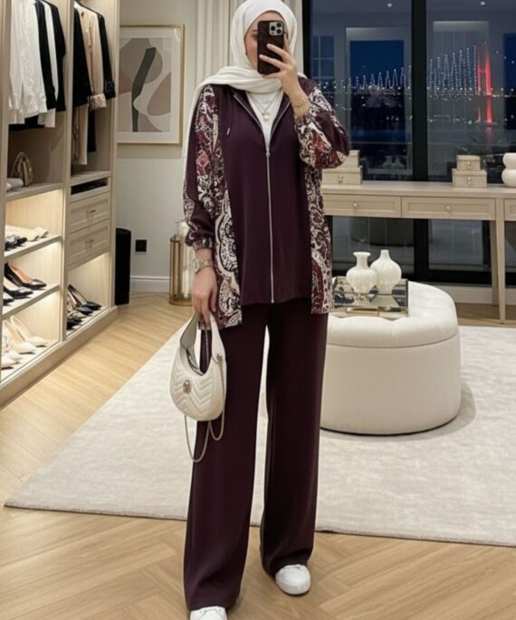 Premium Aspera  Oysho İkili Takım TK100250  - Bordo