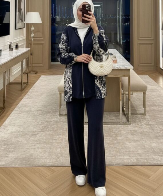 Premium Aspera  Oysho İkili Takım TK100250  - Lacivert