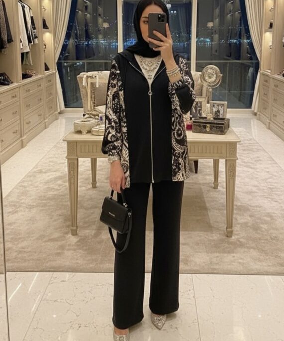 Premium Aspera  BÜYÜK BEDEN Oysho İkili Takım  TK100250  -  Siyah