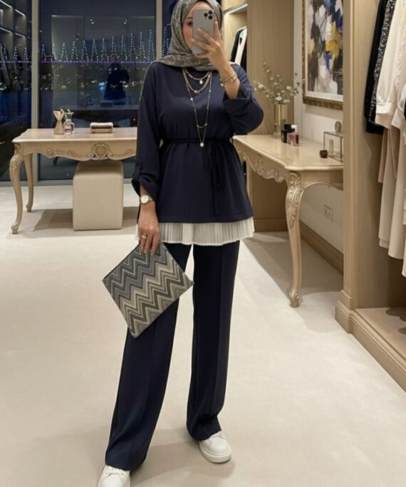 Oysho Premium Bağlamalı İkili Takım TK100240 - Antrasit