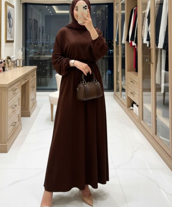 Madonna Elbise (Şal Hediye)  ELB100405  –  Acı Kahve