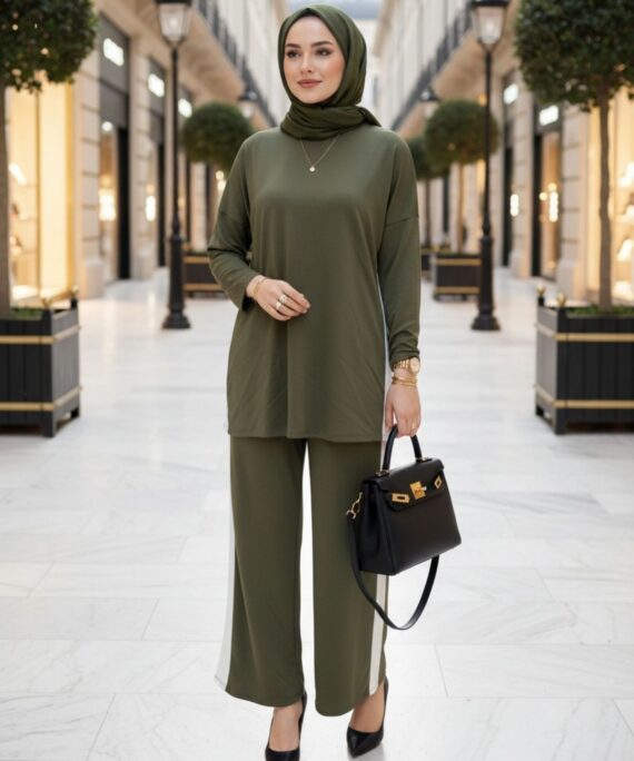 Alto Oysho İkili Takım TK100402 - Haki