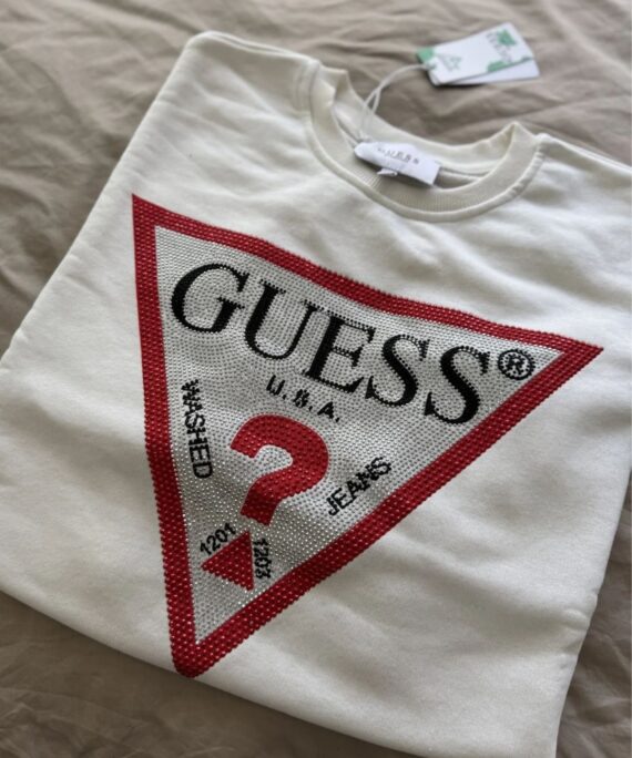 Ges Loli Taş Detay Sweat SWT100435- Beyaz