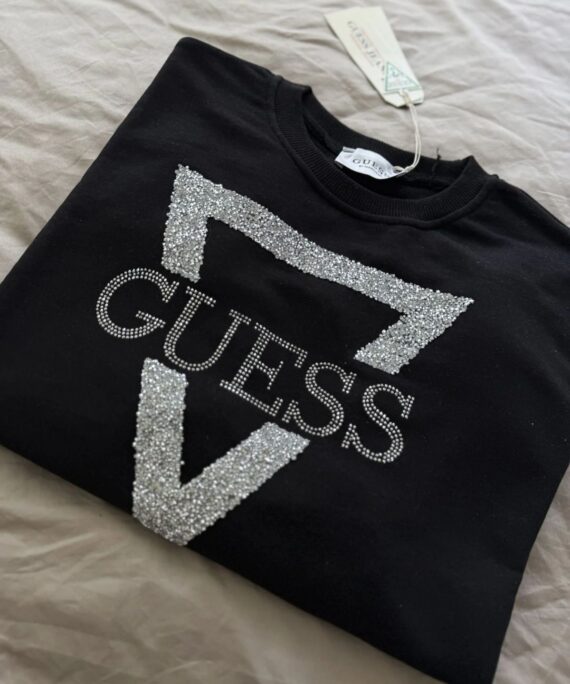 Ges Rozi Taş Detay Sweat SWT100436 - Siyah