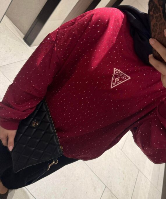 Ges Moni Taş Detay Sweat SWT100434- Bordo