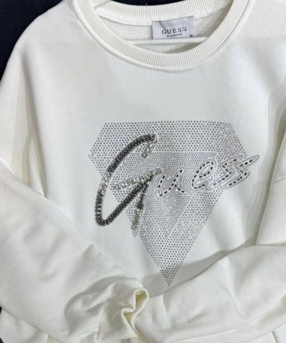 Ges Miss Taş Detay Sweat SWT100446 - Beyaz
